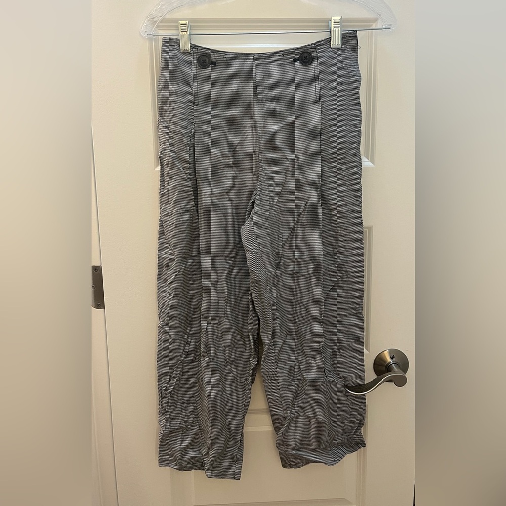 Jason Wu Small Checkered Cropped/Capri Pants
